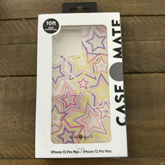 Case Mate iPhone 13/12 Pro Max Case Multicolor Stars New In Box - Picture 1 of 6